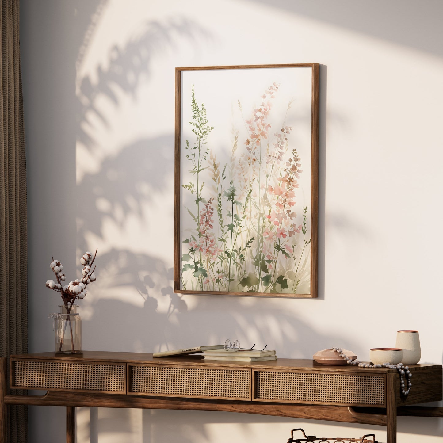 Premium Poster of Elegant Pastel Watercolor Botanical Art Print Posters