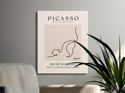Premium Poster of Elegant Picasso Wall Art Rue de la Legion Canvas Wraps