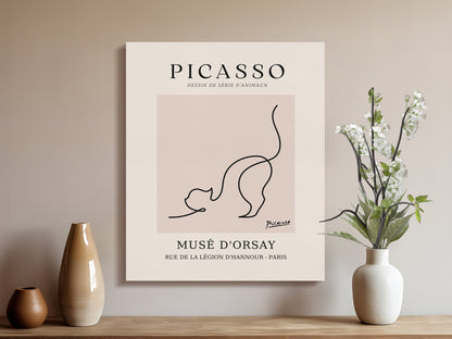 Premium Poster of Elegant Picasso Wall Art Rue de la Legion Canvas Wraps