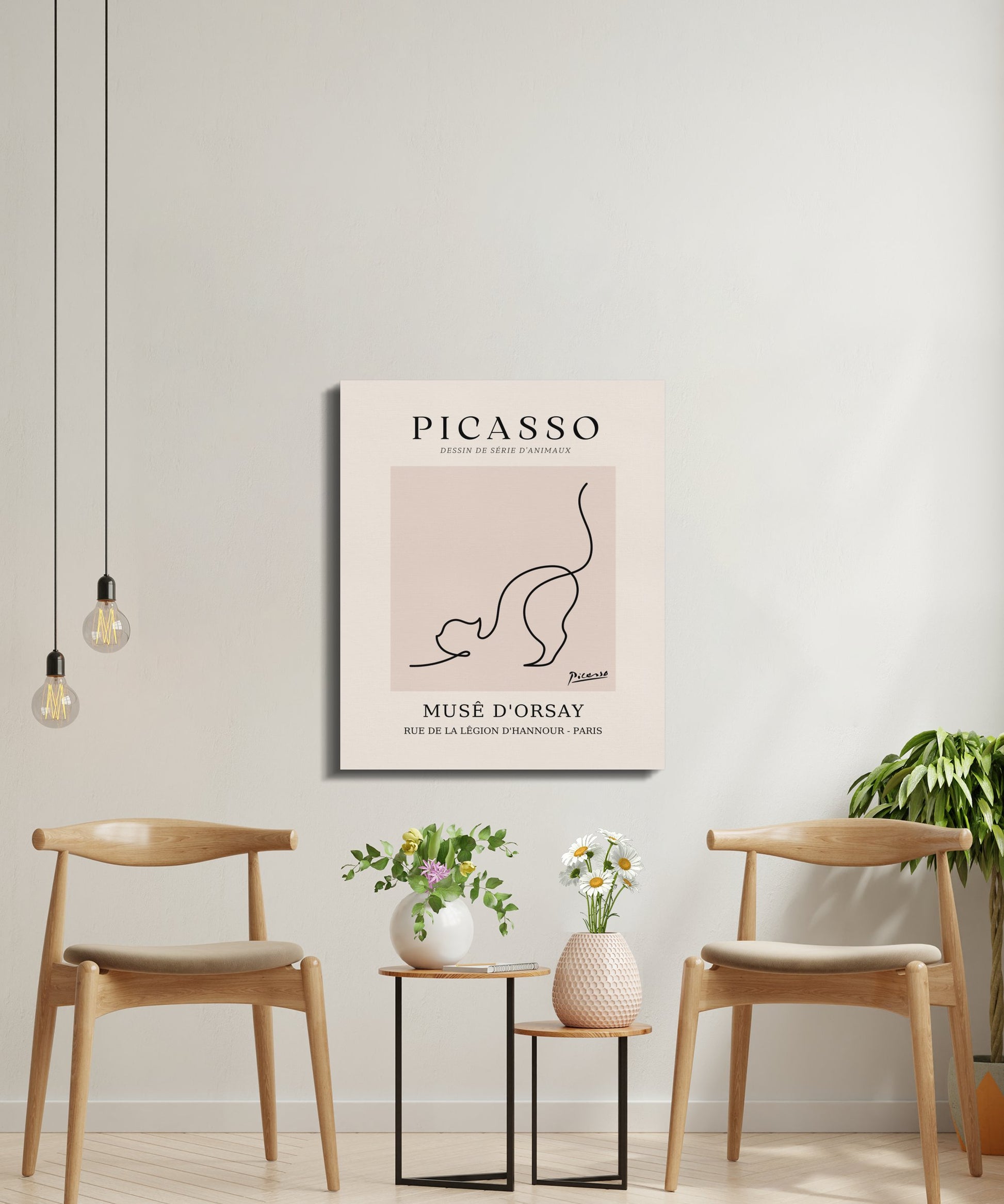 Premium Poster of Elegant Picasso Wall Art Rue de la Legion Canvas Wraps