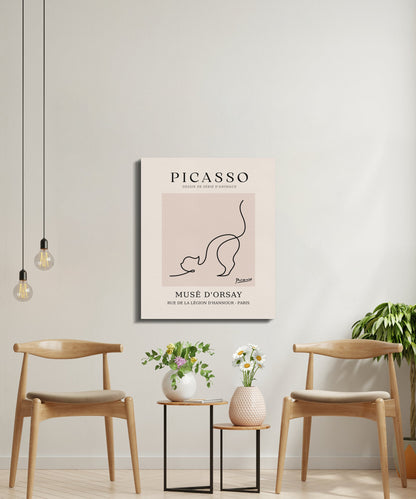 Premium Poster of Elegant Picasso Wall Art Rue de la Legion Canvas Wraps