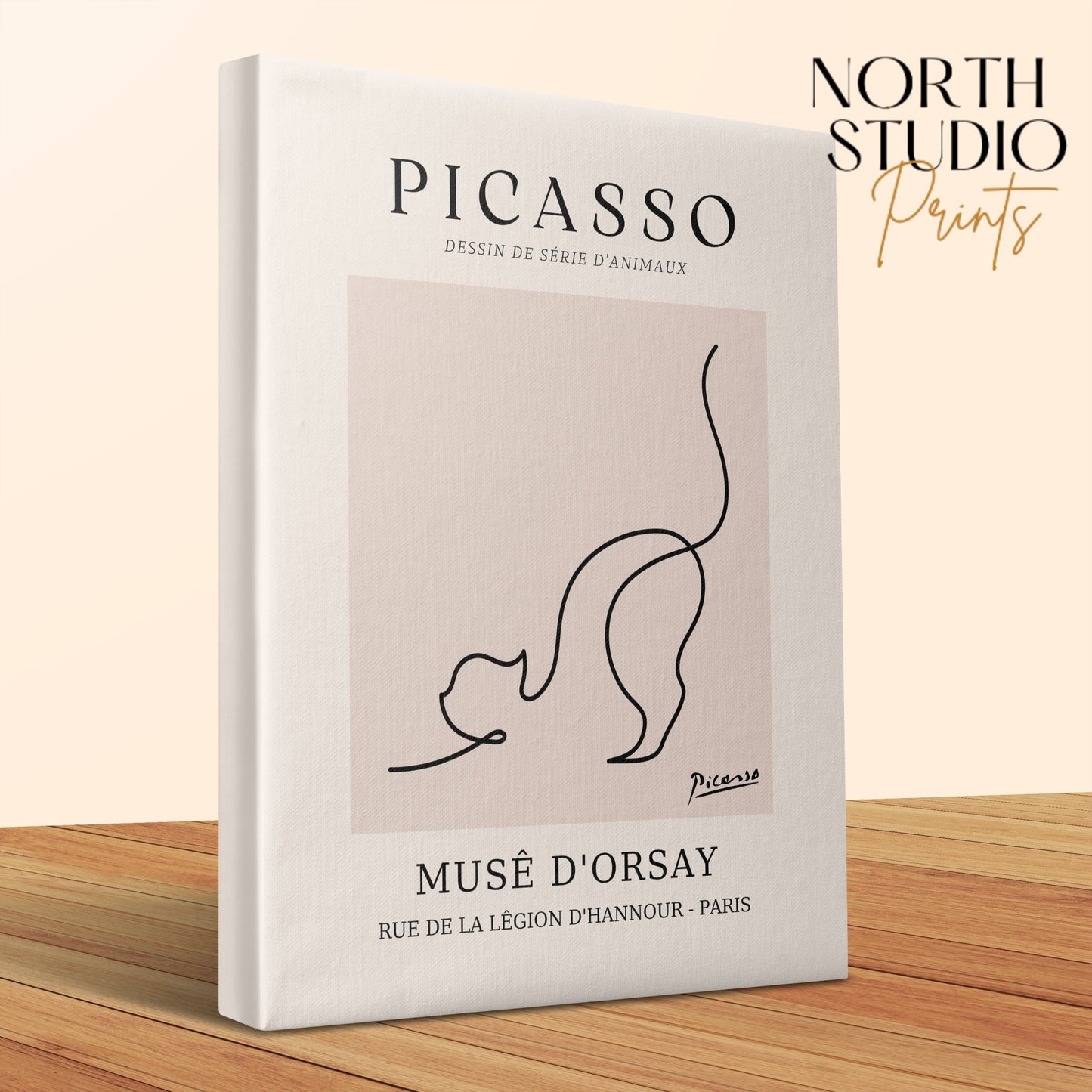 Premium Poster of Elegant Picasso Wall Art Rue de la Legion Canvas Wraps