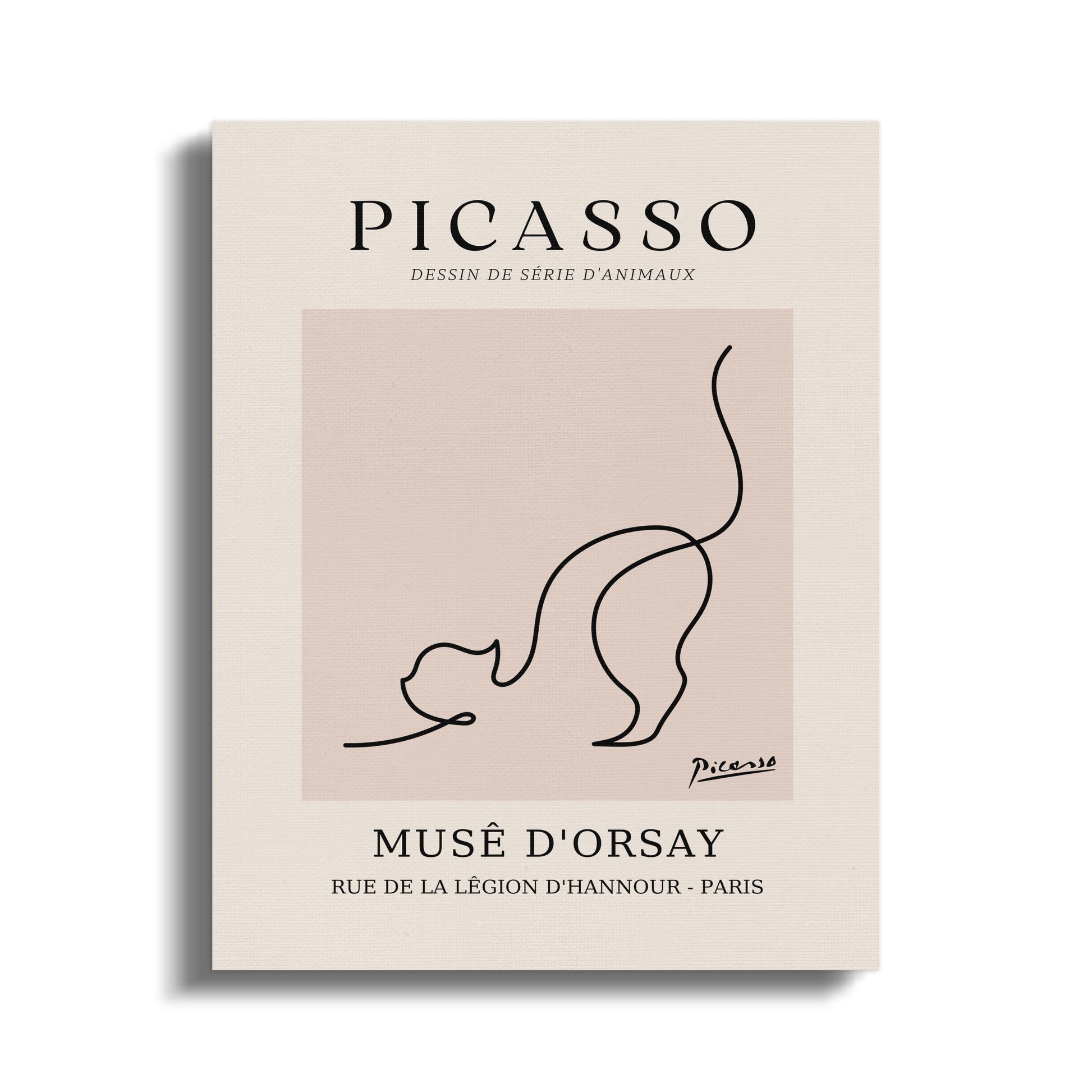 Premium Poster of Elegant Picasso Wall Art Rue de la Legion Canvas Wraps