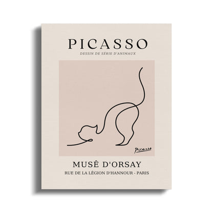 Premium Poster of Elegant Picasso Wall Art Rue de la Legion Canvas Wraps