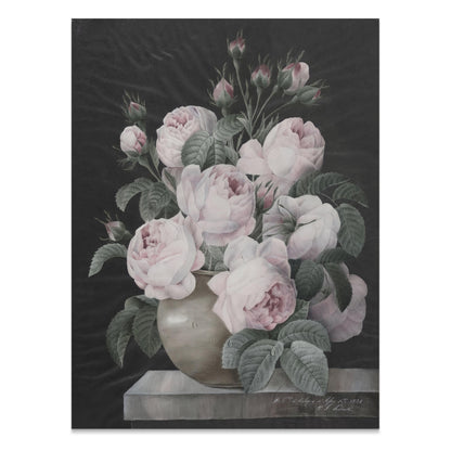 Premium Poster of Elegant Pink and White Peonies Vase Theme Posters