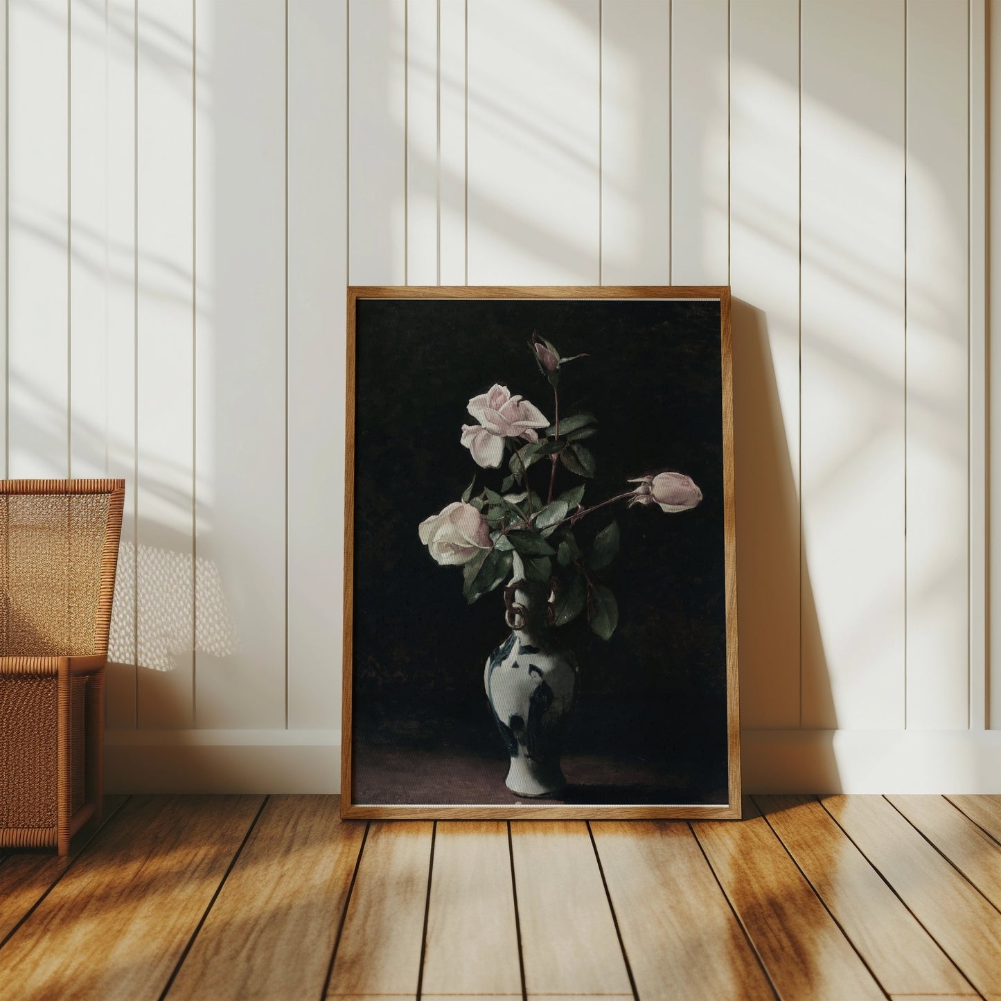 Premium Poster of Elegant Rose Bouquet in Vase Art Print Posters