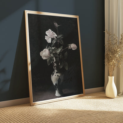 Premium Poster of Elegant Still Life with Roses Art Print Posters