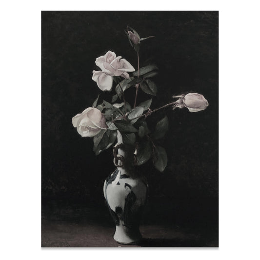 Premium Poster of Elegant Still Life with Roses Art Print Posters