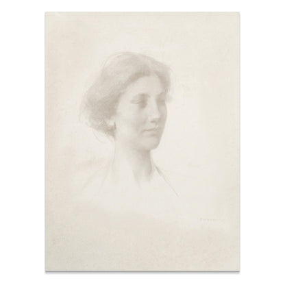 Premium Poster of Elegant Timeless Art Drawing of Woman Posters