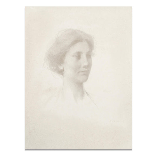 Premium Poster of Elegant Timeless Art Drawing of Woman Posters