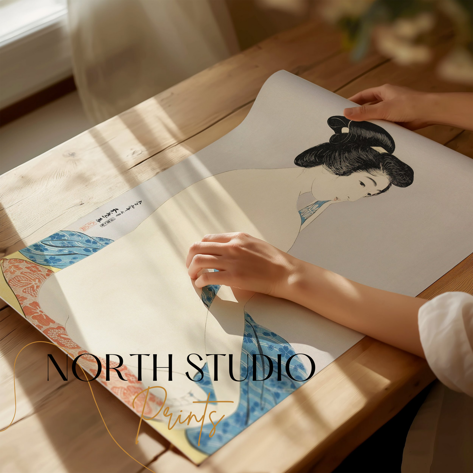 Premium Poster of Elegant Traditional Japanese Art Posters