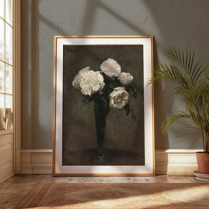 Premium Poster of Elegant Vintage Floral Bouquet Art Print Posters