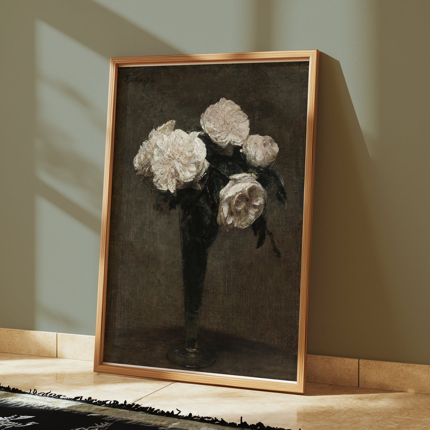 Premium Poster of Elegant Vintage Floral Bouquet Art Print Posters