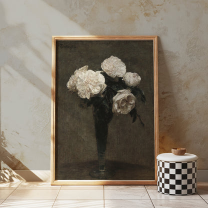 Premium Poster of Elegant Vintage Floral Bouquet Art Print Posters