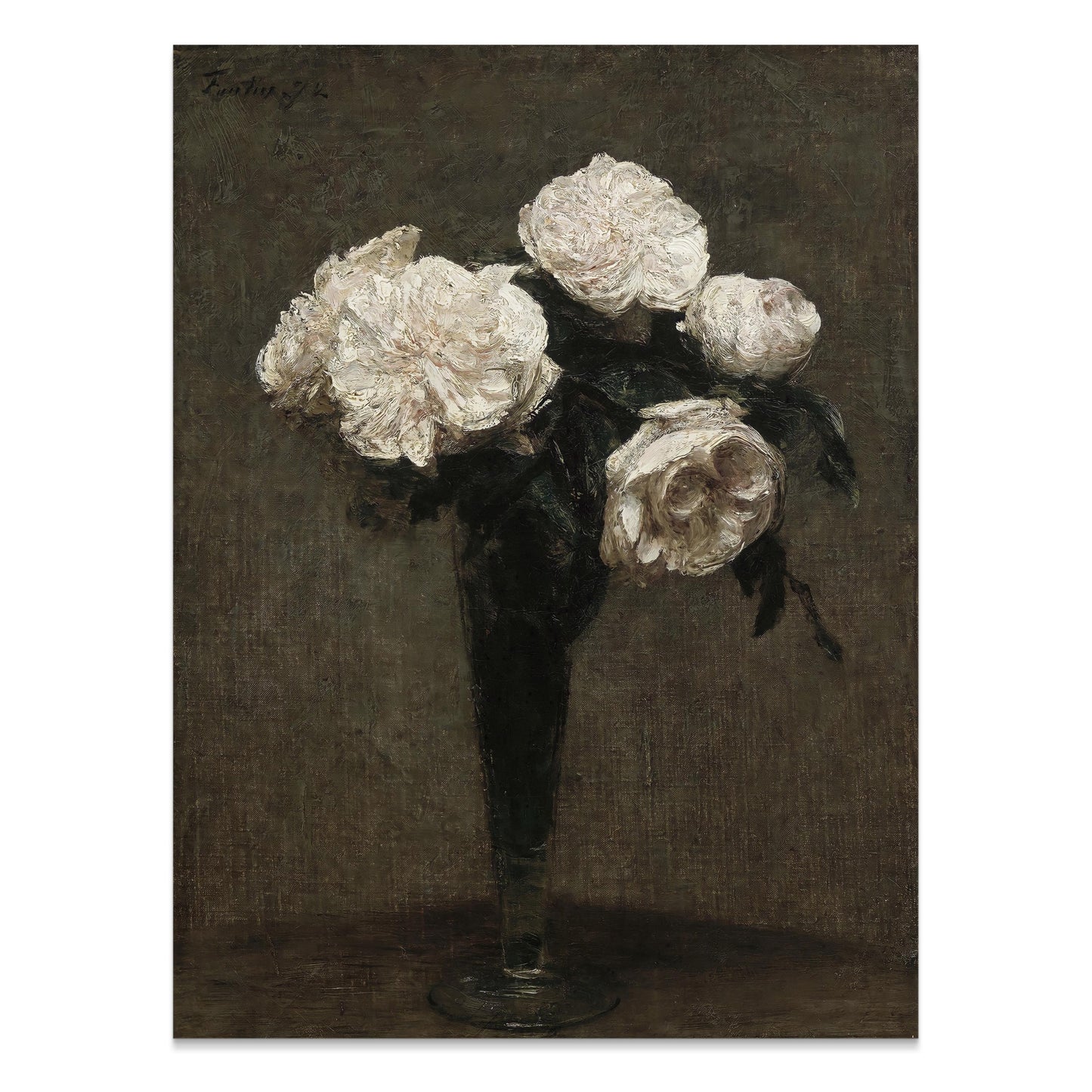 Premium Poster of Elegant Vintage Floral Bouquet Art Print Posters