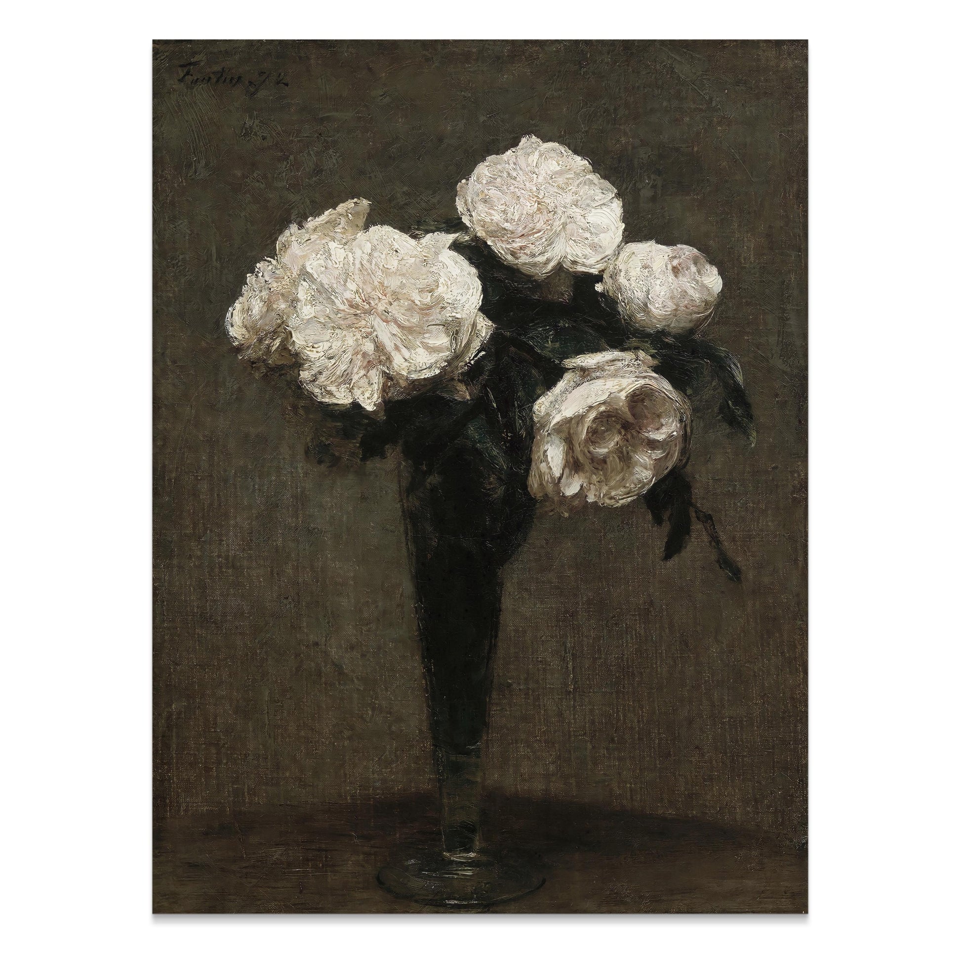 Premium Poster of Elegant Vintage Floral Bouquet Art Print Posters