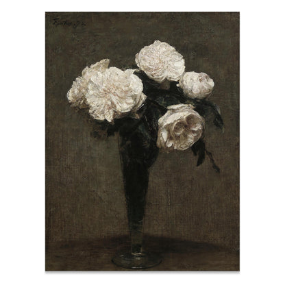 Premium Poster of Elegant Vintage Floral Bouquet Art Print Posters