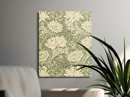Premium Poster of Elegant William Morris Floral Pattern Canvas Wraps