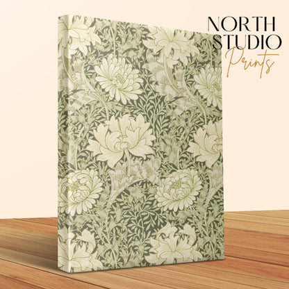 Premium Poster of Elegant William Morris Floral Pattern Canvas Wraps