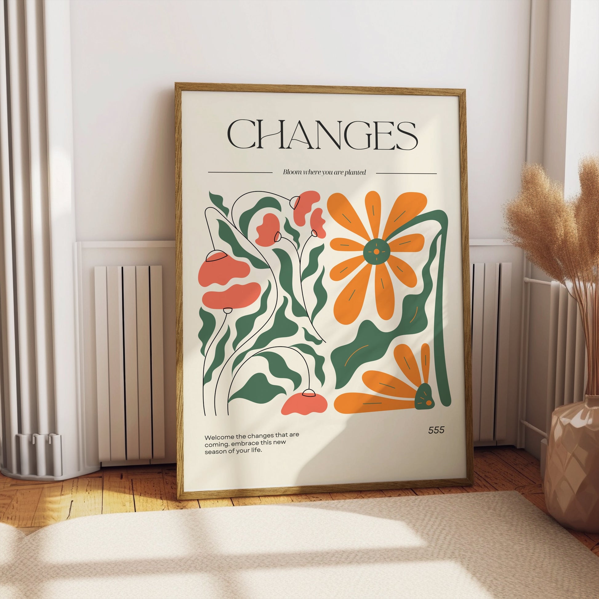 Premium Poster of Embrace New Season With Changes Inspirational Posters