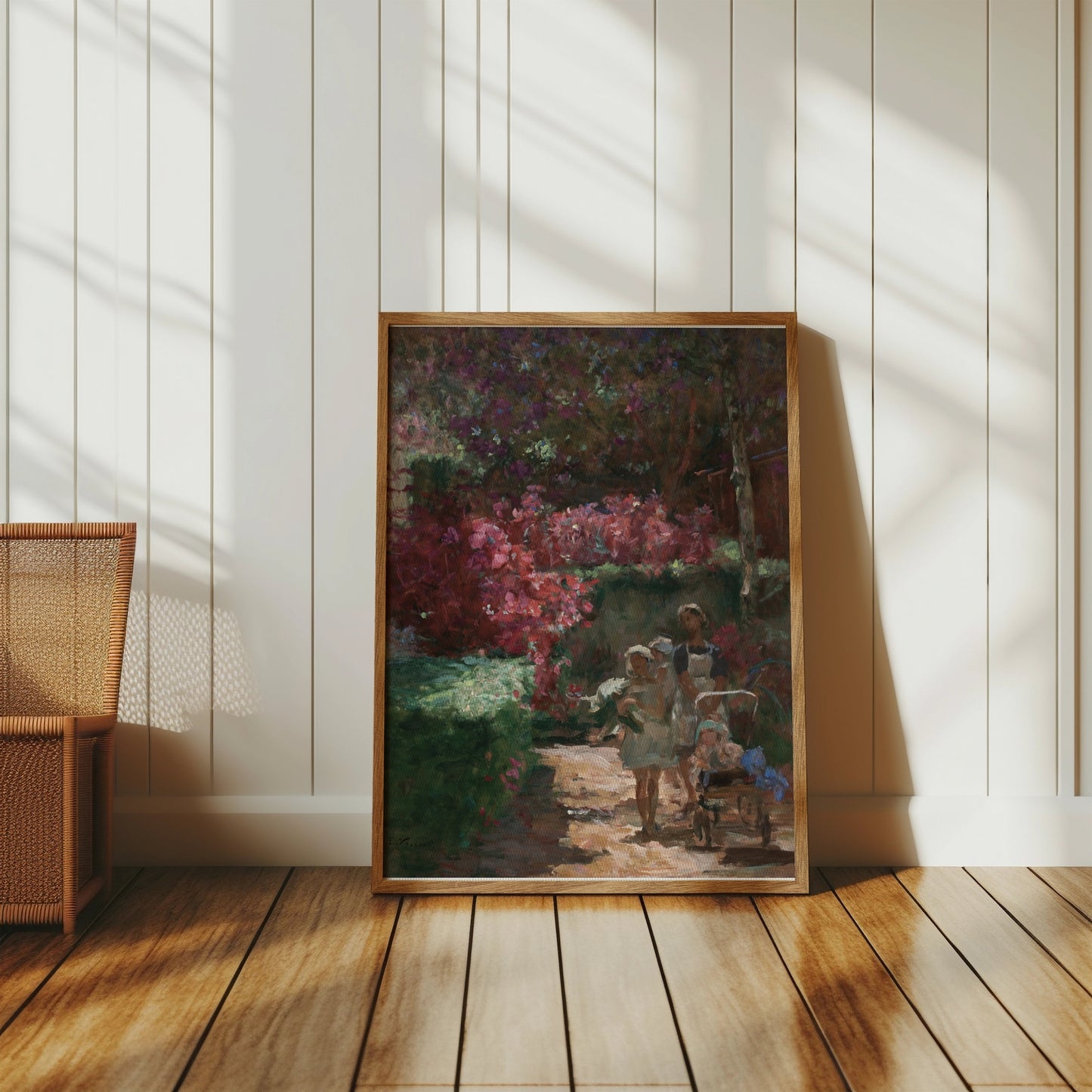 Premium Poster of Enchanting Garden Stroll Vintage Inspired Art Posters