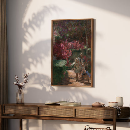Premium Poster of Enchanting Garden Stroll Vintage Inspired Art Posters