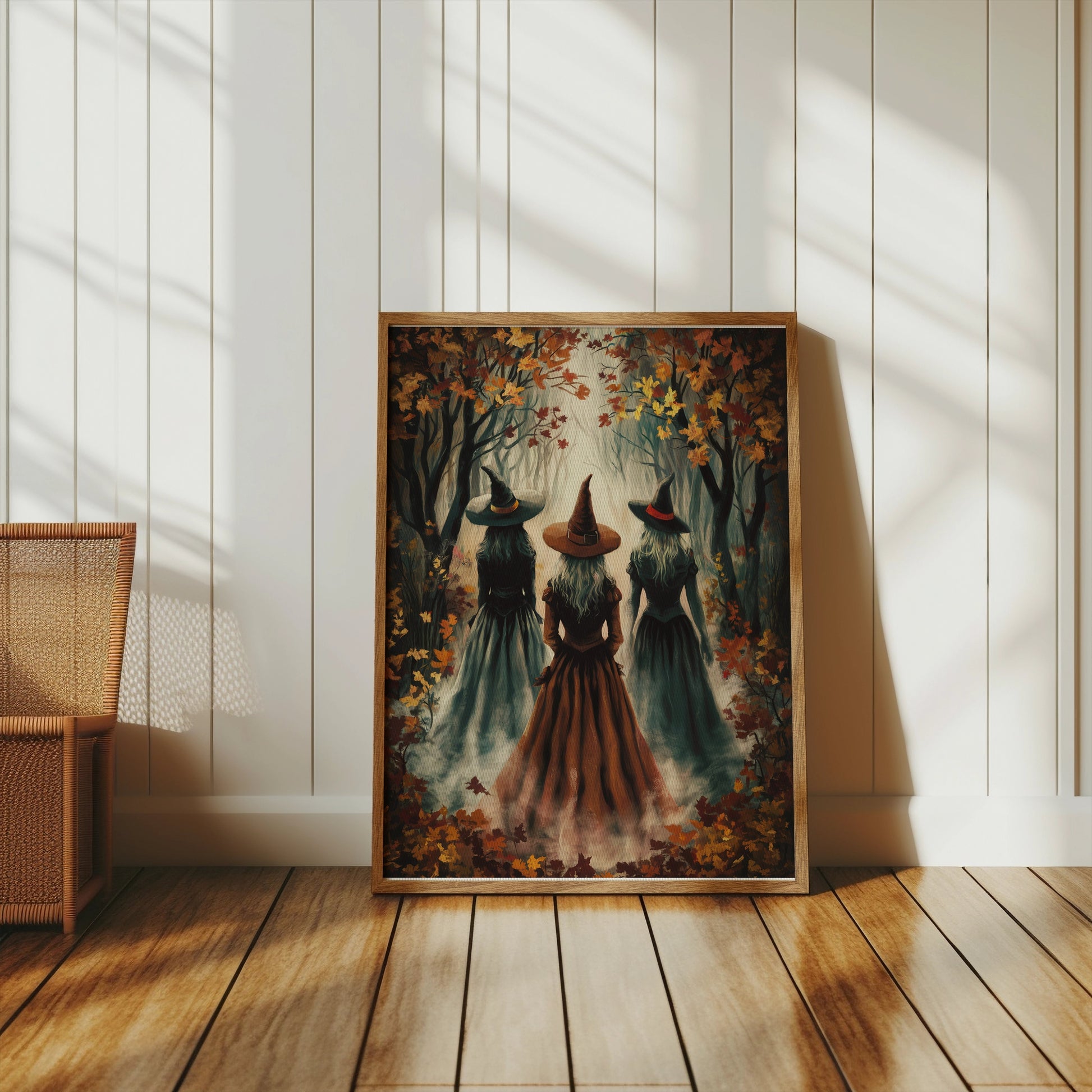 Premium Poster of Enchanting Witches in a Mystical Forest Posters