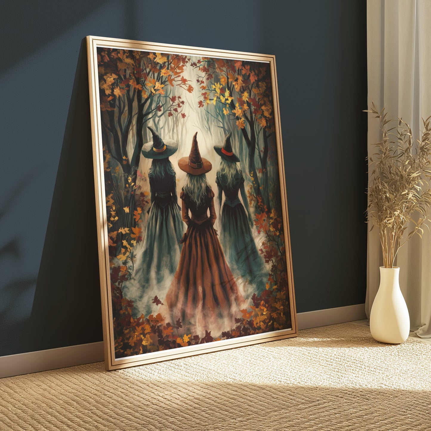 Premium Poster of Enchanting Witches in a Mystical Forest Posters