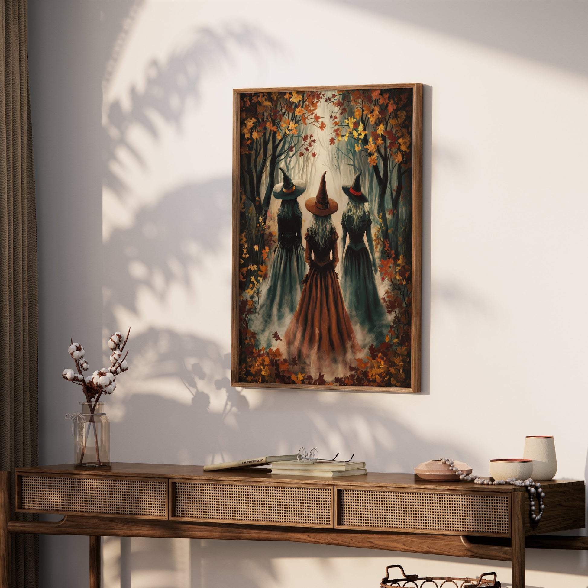 Premium Poster of Enchanting Witches in a Mystical Forest Posters