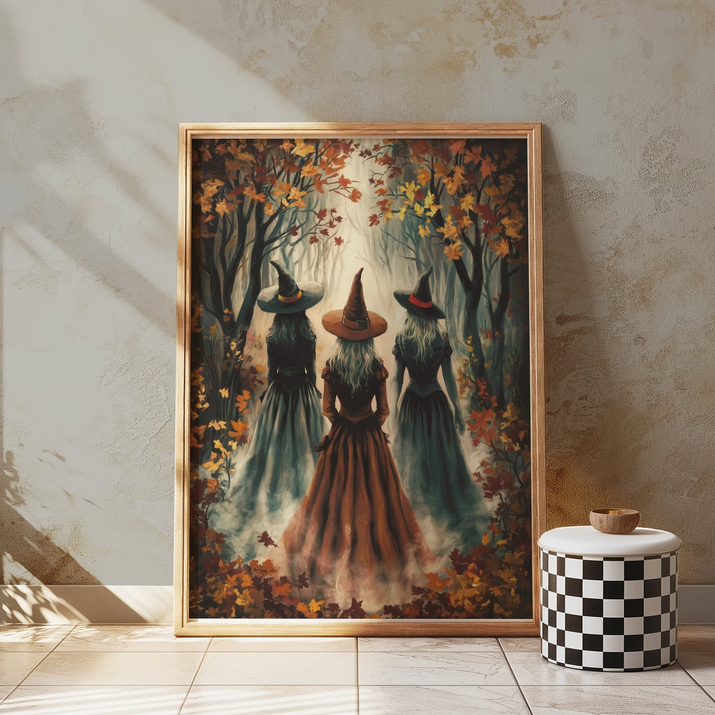Premium Poster of Enchanting Witches in a Mystical Forest Posters