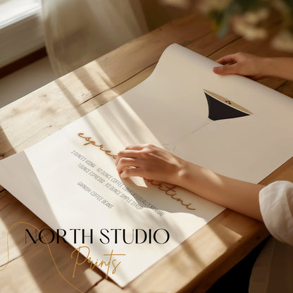 Premium Poster of Espresso Martini Cocktail Recipe Print Posters