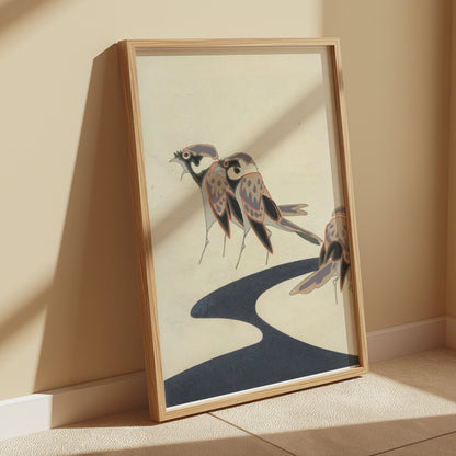 Premium Poster of Exotic Bird Illustration Inspired Posters