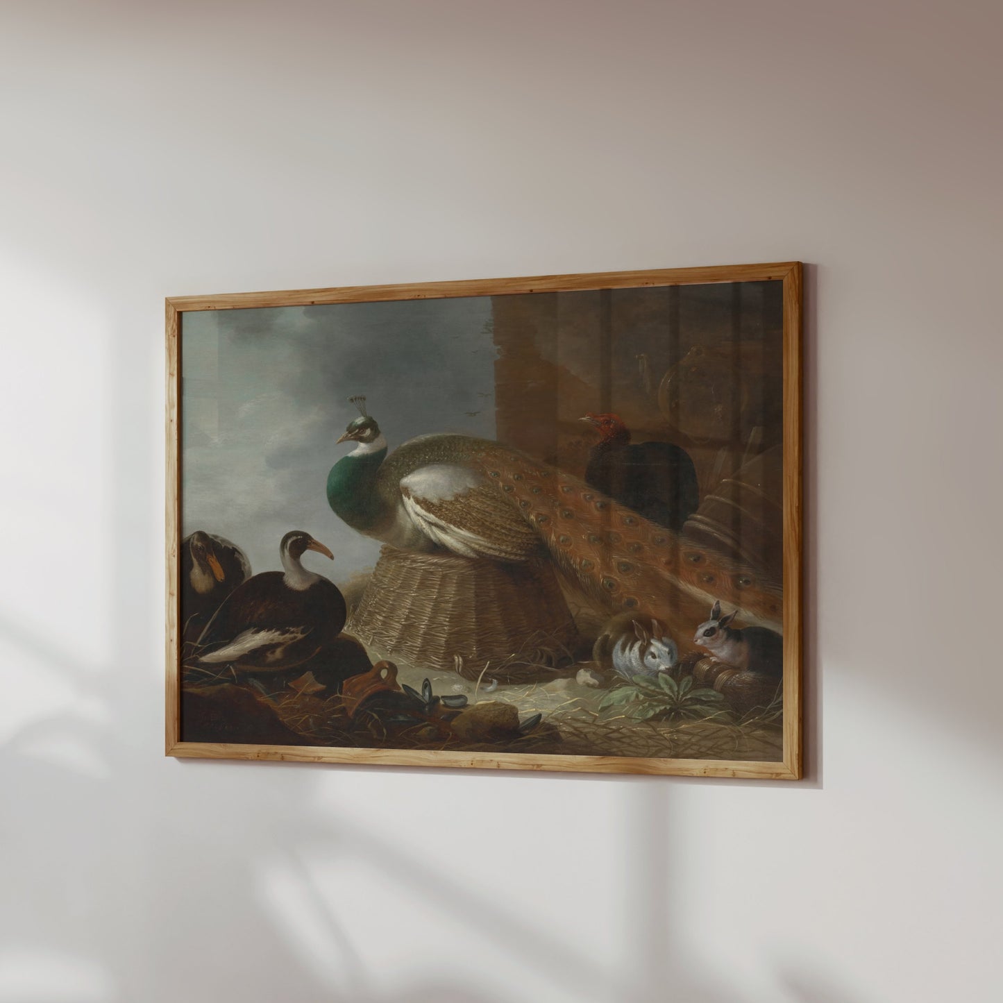 Premium Poster of Exquisite Art with Birds and Animals Posters
