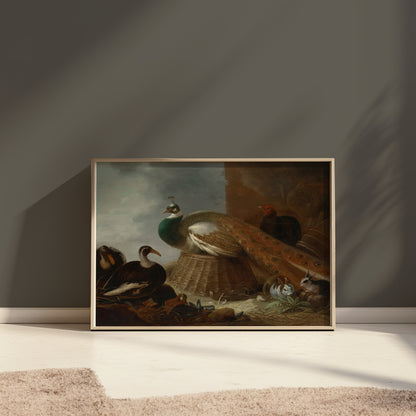 Premium Poster of Exquisite Art with Birds and Animals Posters