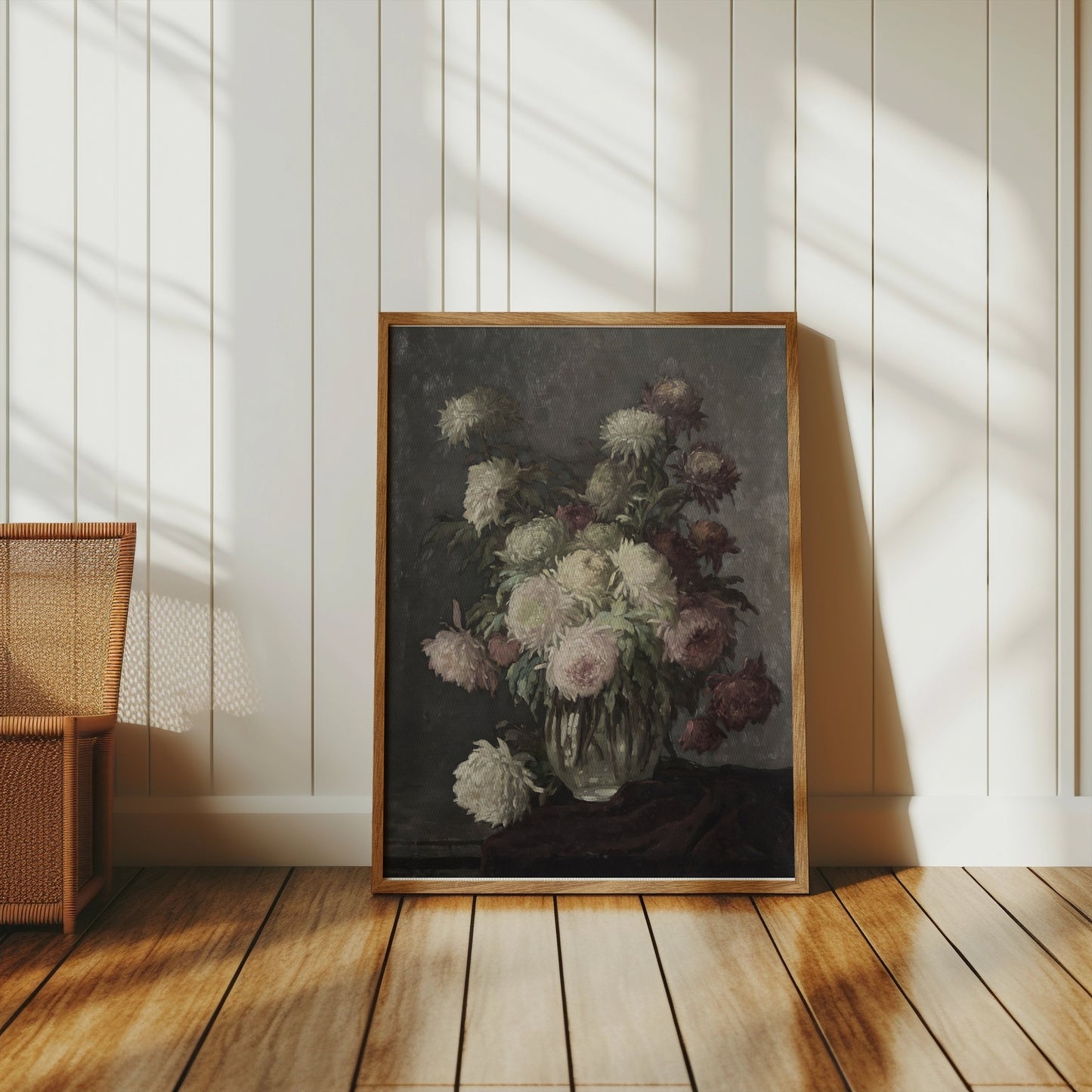 Premium Poster of Exquisite Bouquet of Chrysanthemums Art Flower Posters