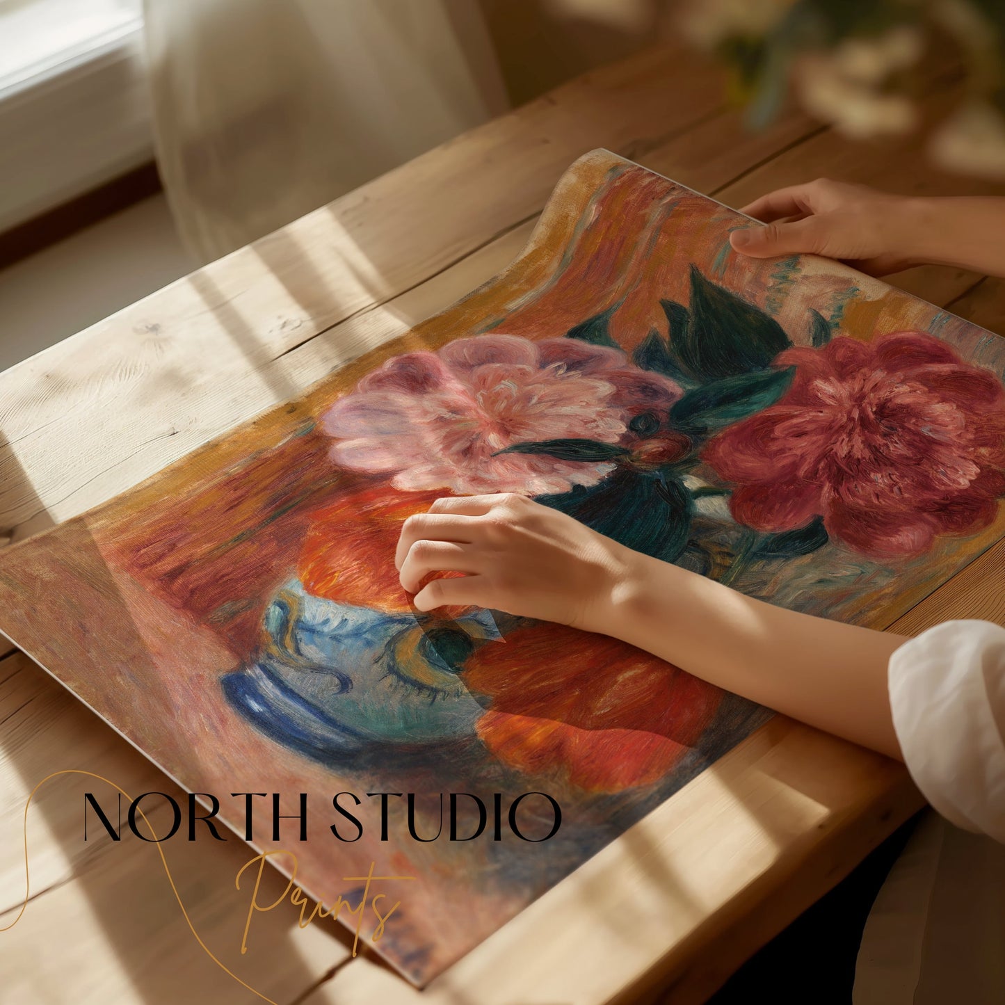 Premium Poster of Exquisite Colorful Floral Still Life Art on Posters