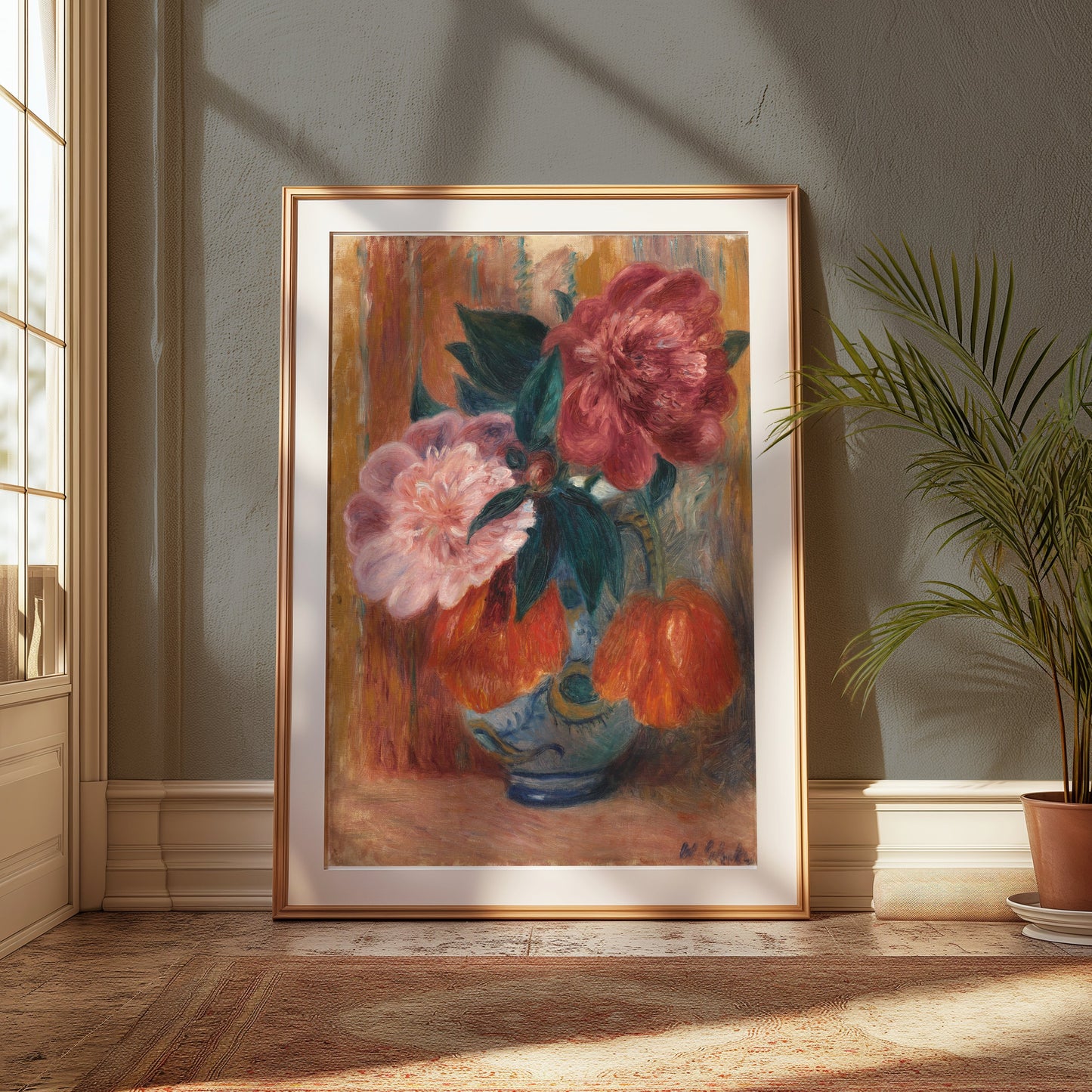 Premium Poster of Exquisite Colorful Floral Still Life Art on Posters
