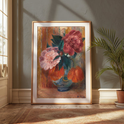 Premium Poster of Exquisite Colorful Floral Still Life Art on Posters