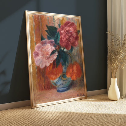 Premium Poster of Exquisite Colorful Floral Still Life Art on Posters