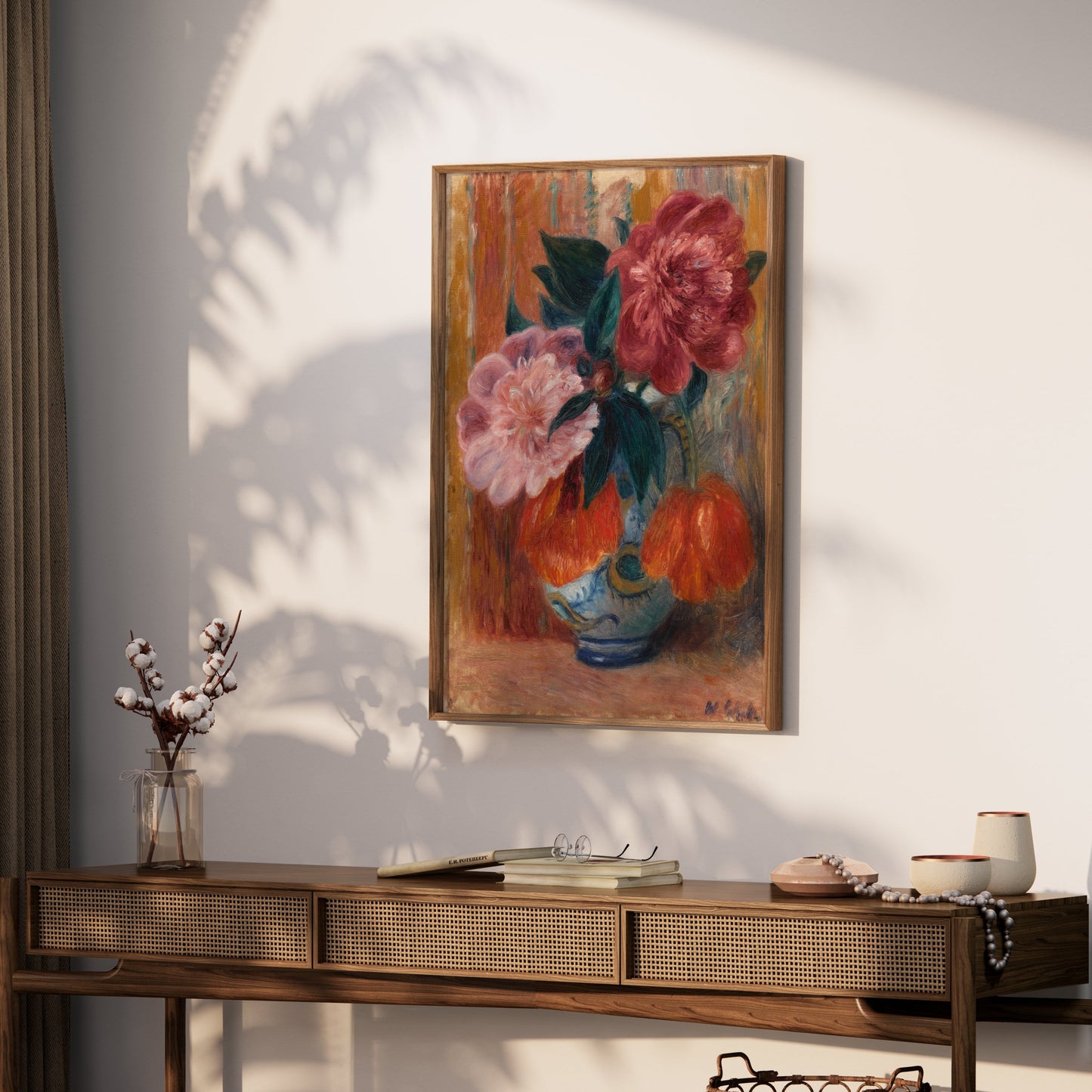 Premium Poster of Exquisite Colorful Floral Still Life Art on Posters