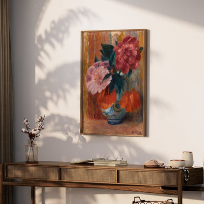 Premium Poster of Exquisite Colorful Floral Still Life Art on Posters