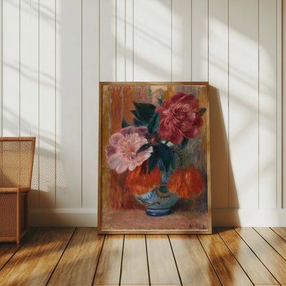 Premium Poster of Exquisite Colorful Floral Still Life Art on Posters