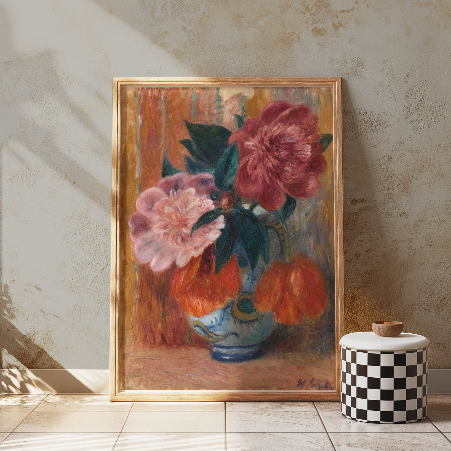 Premium Poster of Exquisite Colorful Floral Still Life Art on Posters