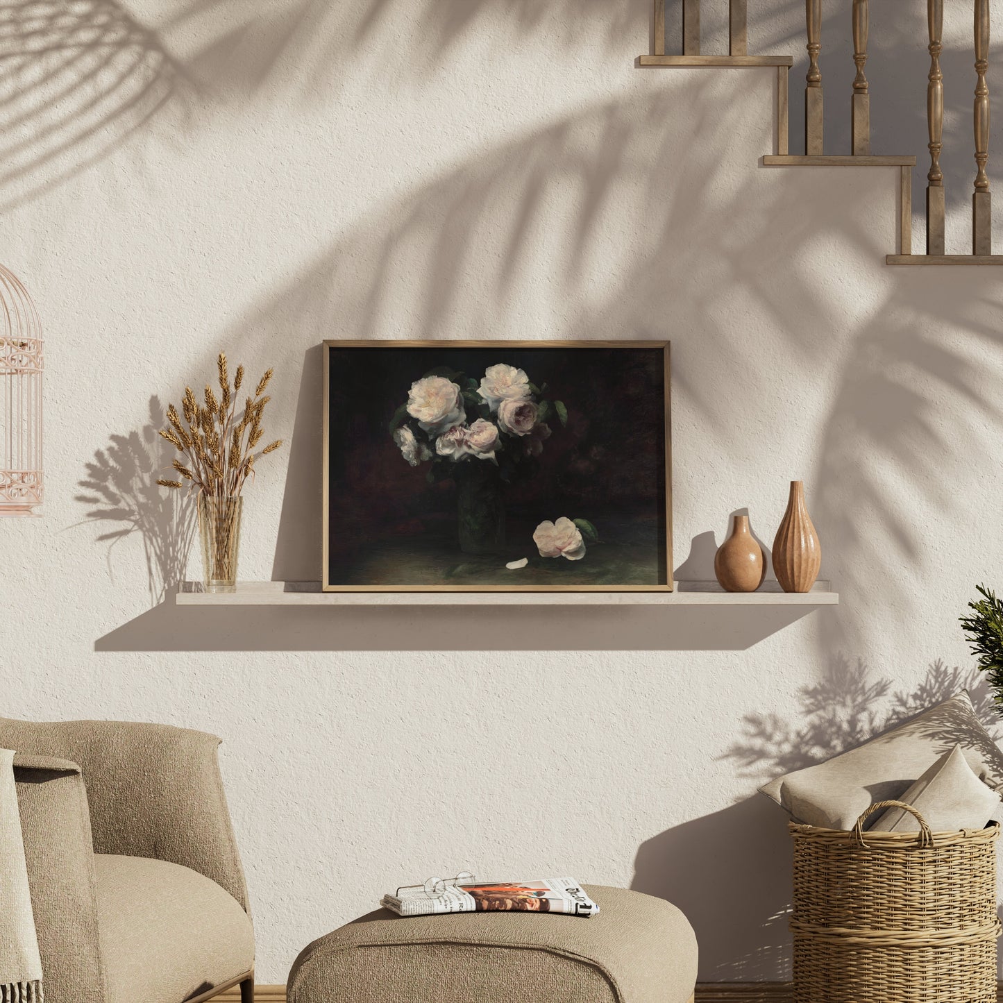 Premium Poster of Exquisite Floral Still Life Art Print Posters