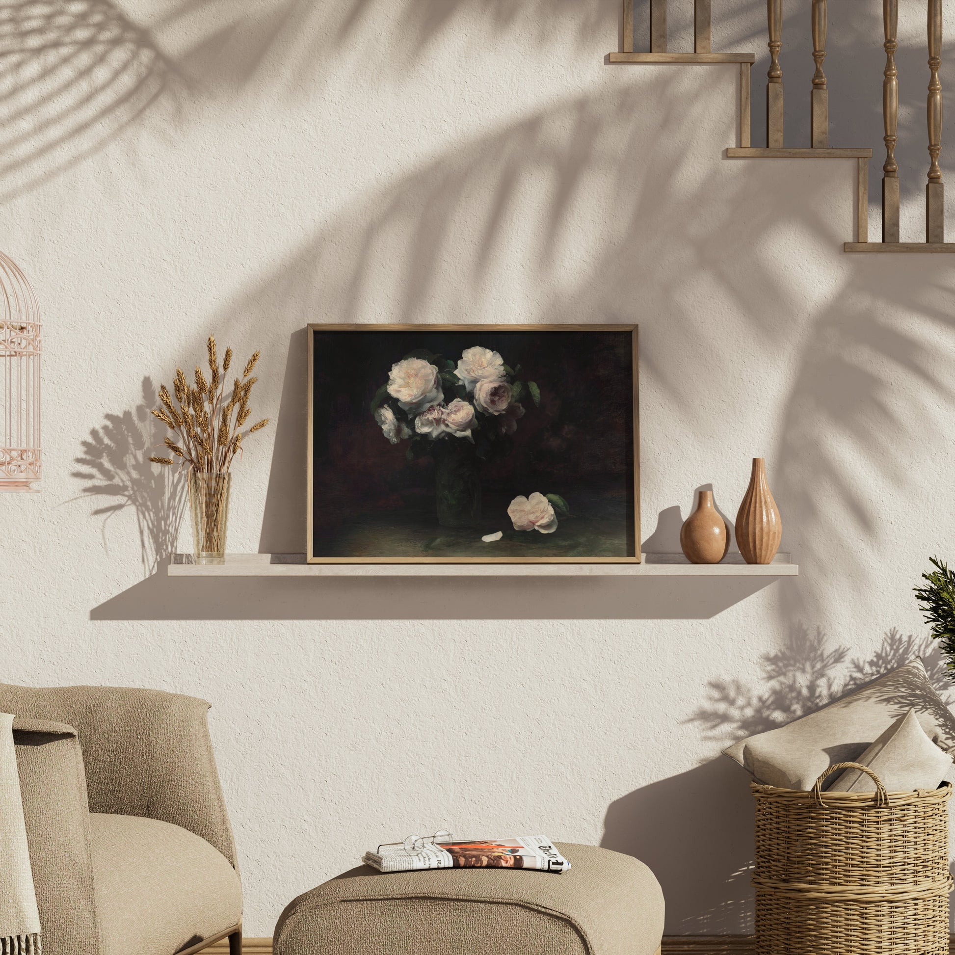 Premium Poster of Exquisite Floral Still Life Art Print Posters