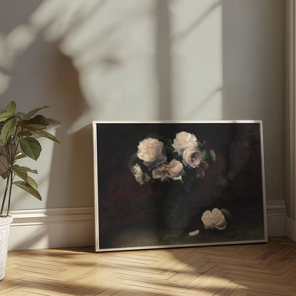 Premium Poster of Exquisite Floral Still Life Art Print Posters