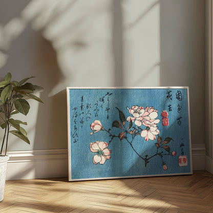 Premium Poster of Exquisite Flower Blossoms Art Print Japanese Style Posters
