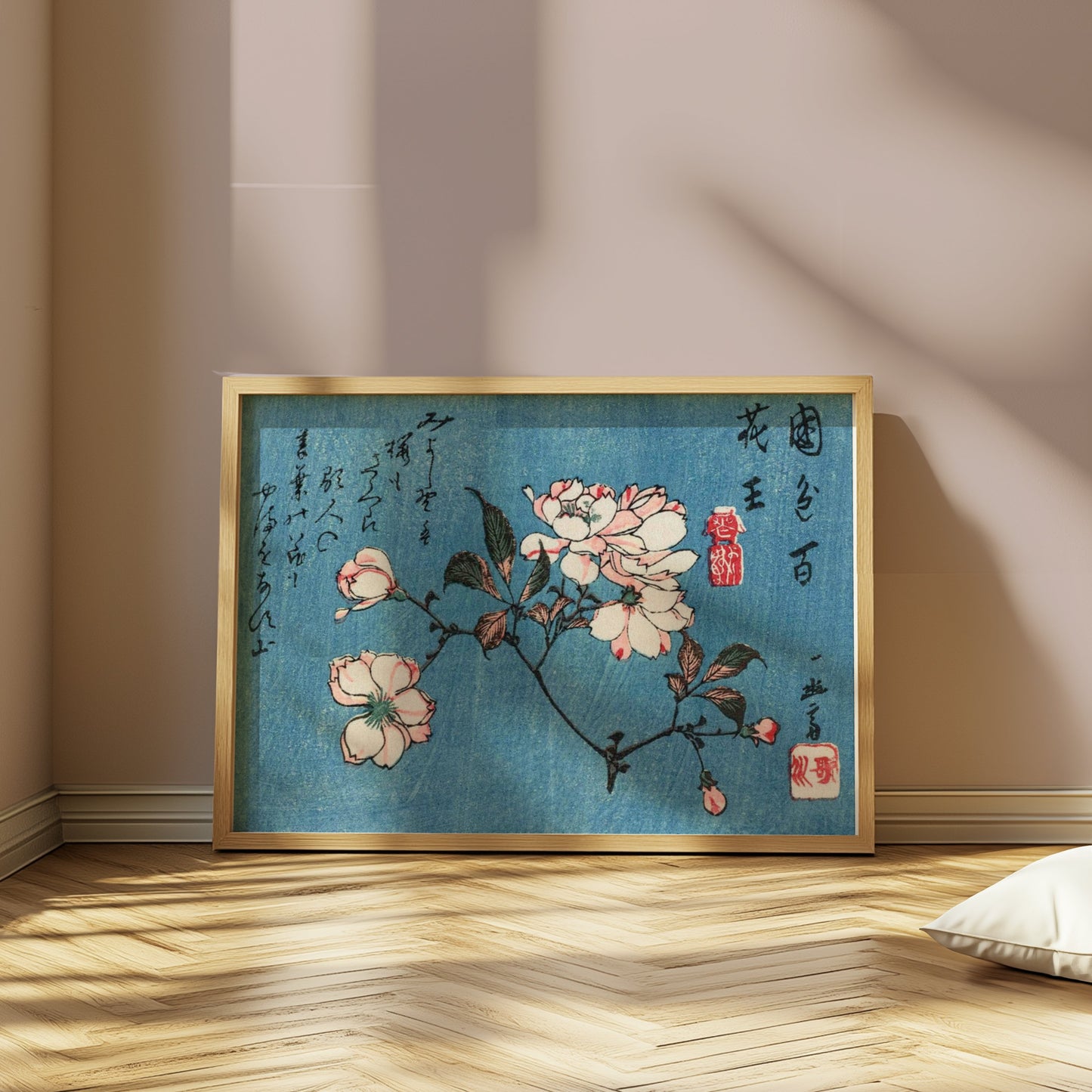 Premium Poster of Exquisite Flower Blossoms Art Print Japanese Style Posters
