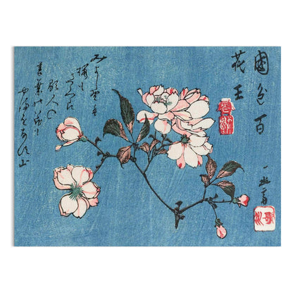Premium Poster of Exquisite Flower Blossoms Art Print Japanese Style Posters