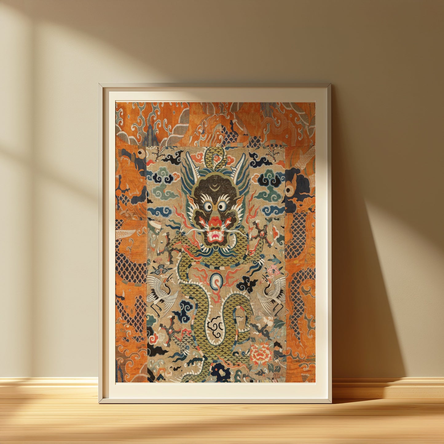Premium Poster of Exquisite Japanese Dragon Themed Wall Art Posters